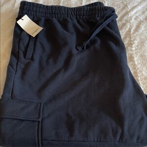 Size 5X Goodfellow Sweat Pants 6 Pockets Charcoal Drawstring Elastic Waist NWT